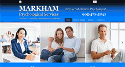 Desktop Screenshot of markhampsychologicalservices.com