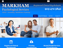 Tablet Screenshot of markhampsychologicalservices.com